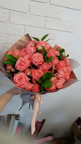 Букет цветов из: Розы в Передовом