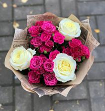 Букет цветов из:  Розы в Передовом